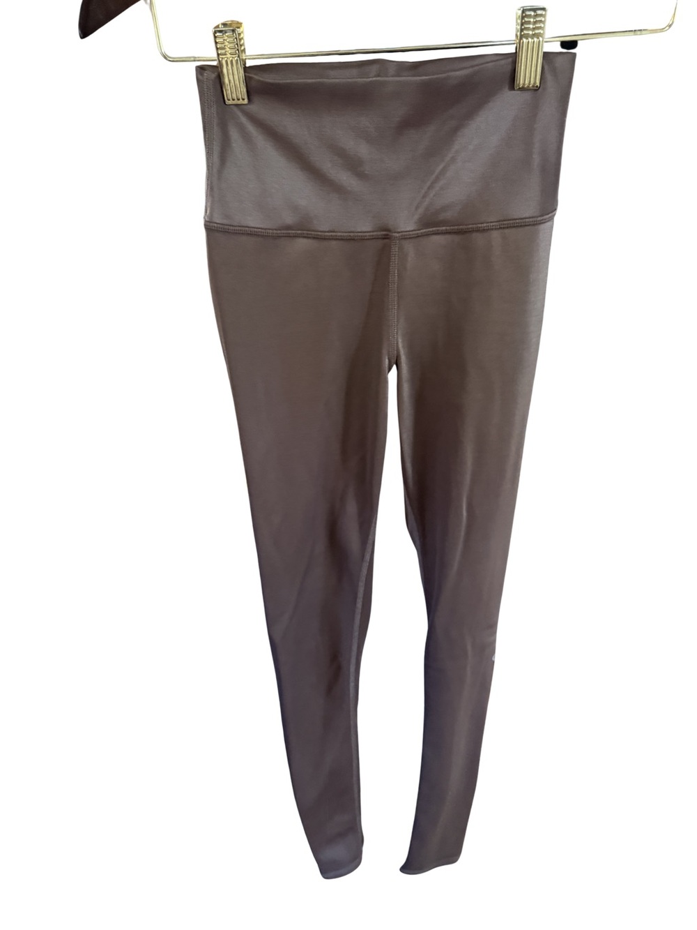 Alo Yoga High Waist Shine Leggings Brown Size M - Picture 2 of 5